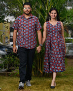 Red Pinwheel Skater Family Set