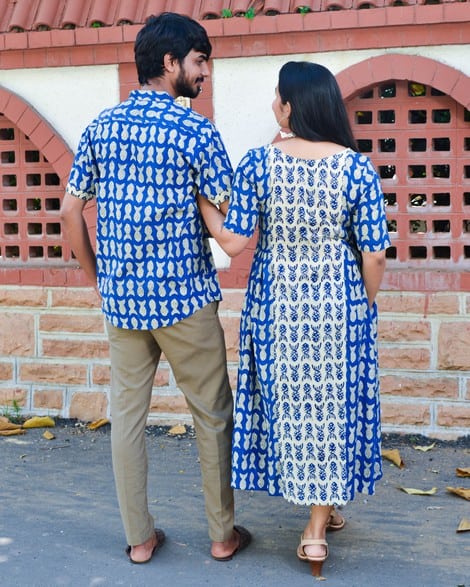 Blue Fish Family Set