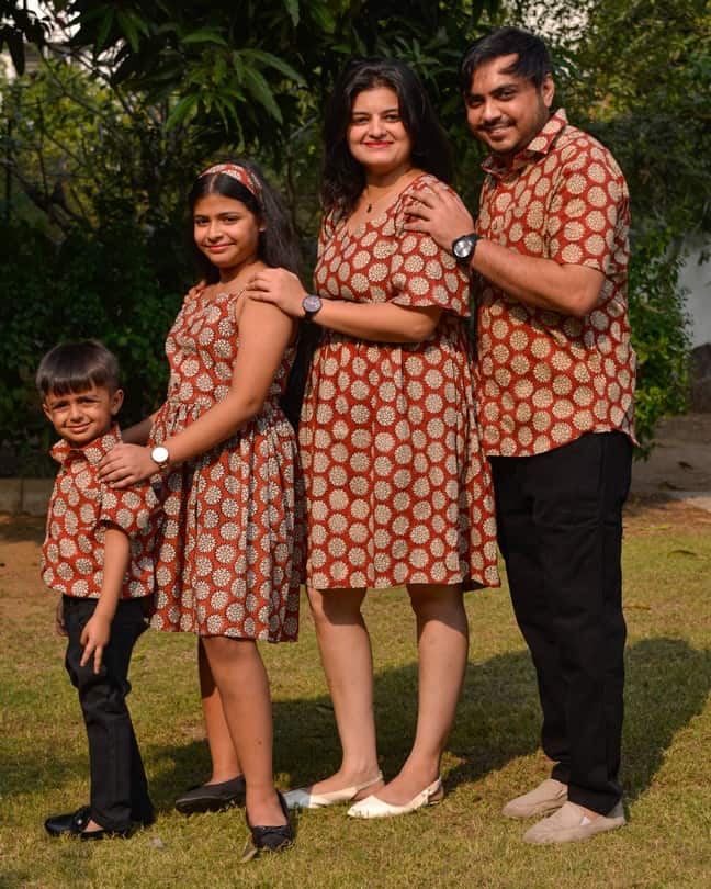 Rosy Vine Short Family Set