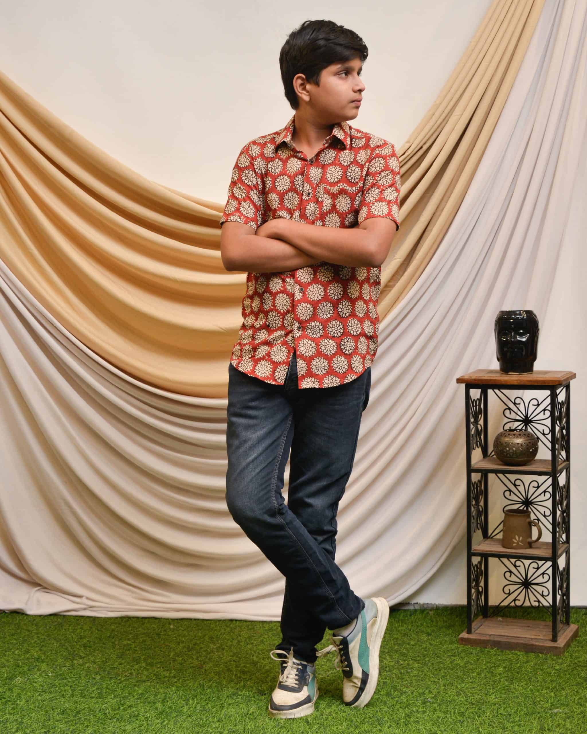 Rosy Vine Kids Shirt Main image