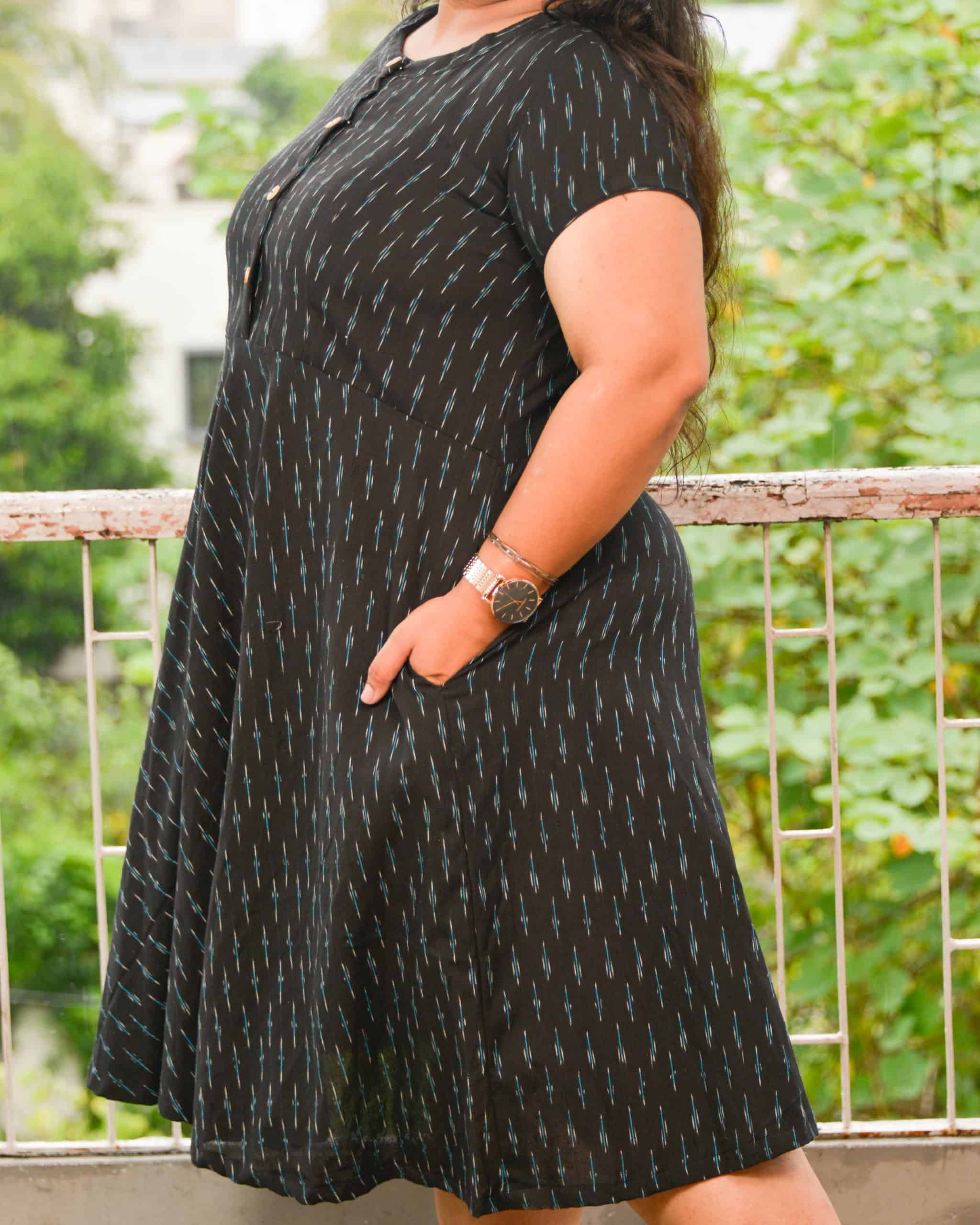 Ocean Black Glorious Plus Size Dress