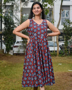 Red Pinwheel Skater Dress