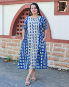 Blue Fish Maternity Dress