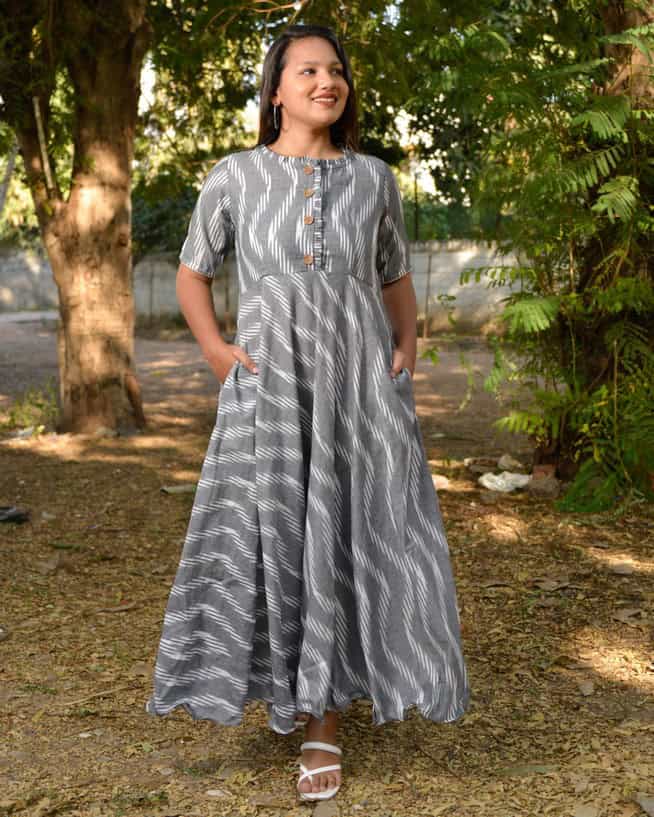 Greywood Anarkali Dress