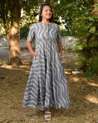 Greywood Anarkali Maternity Dress