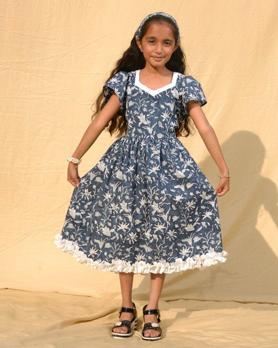 Moonstone Grey Kids Dress