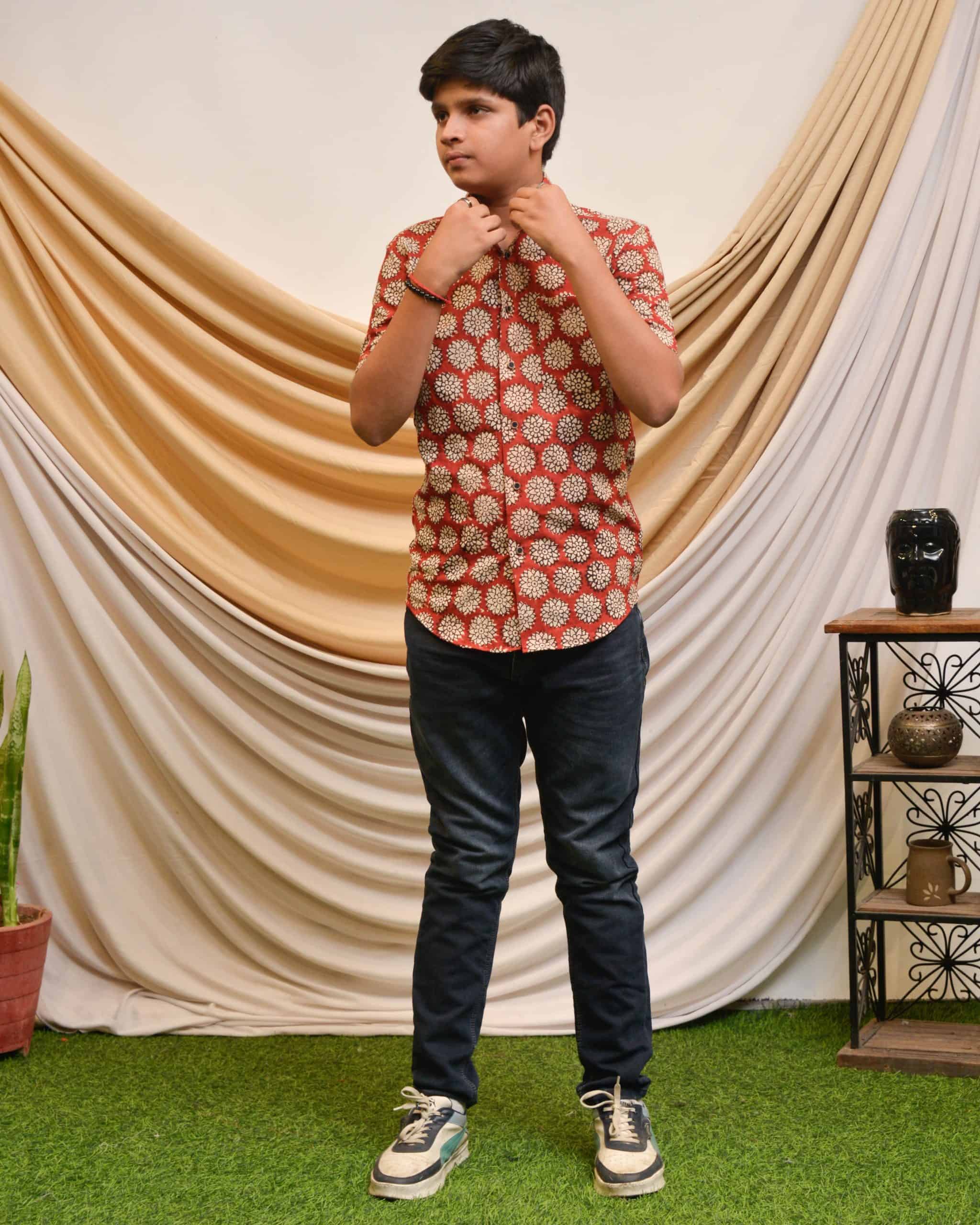 Rosy Vine Kids Shirt Secondary image