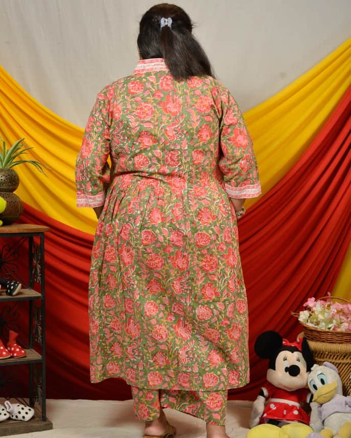 Basil Floral Maternity Co-ord Set