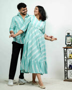 Sea Green Panache Couple Set
