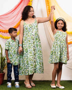 Forest Floral Mom Kid Twinning