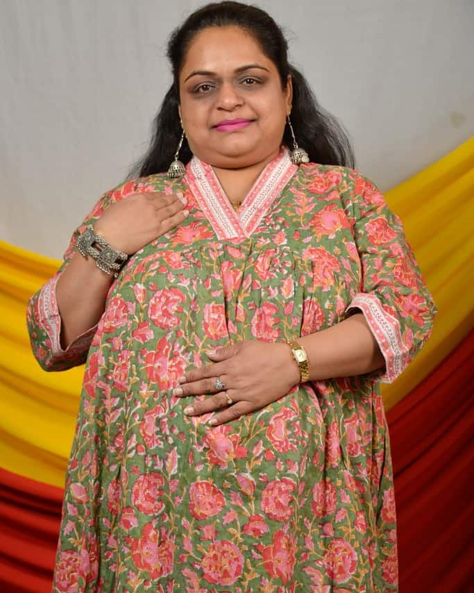 Basil Floral Maternity Co-ord Set