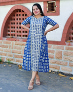 Blue Fish Maternity Dress