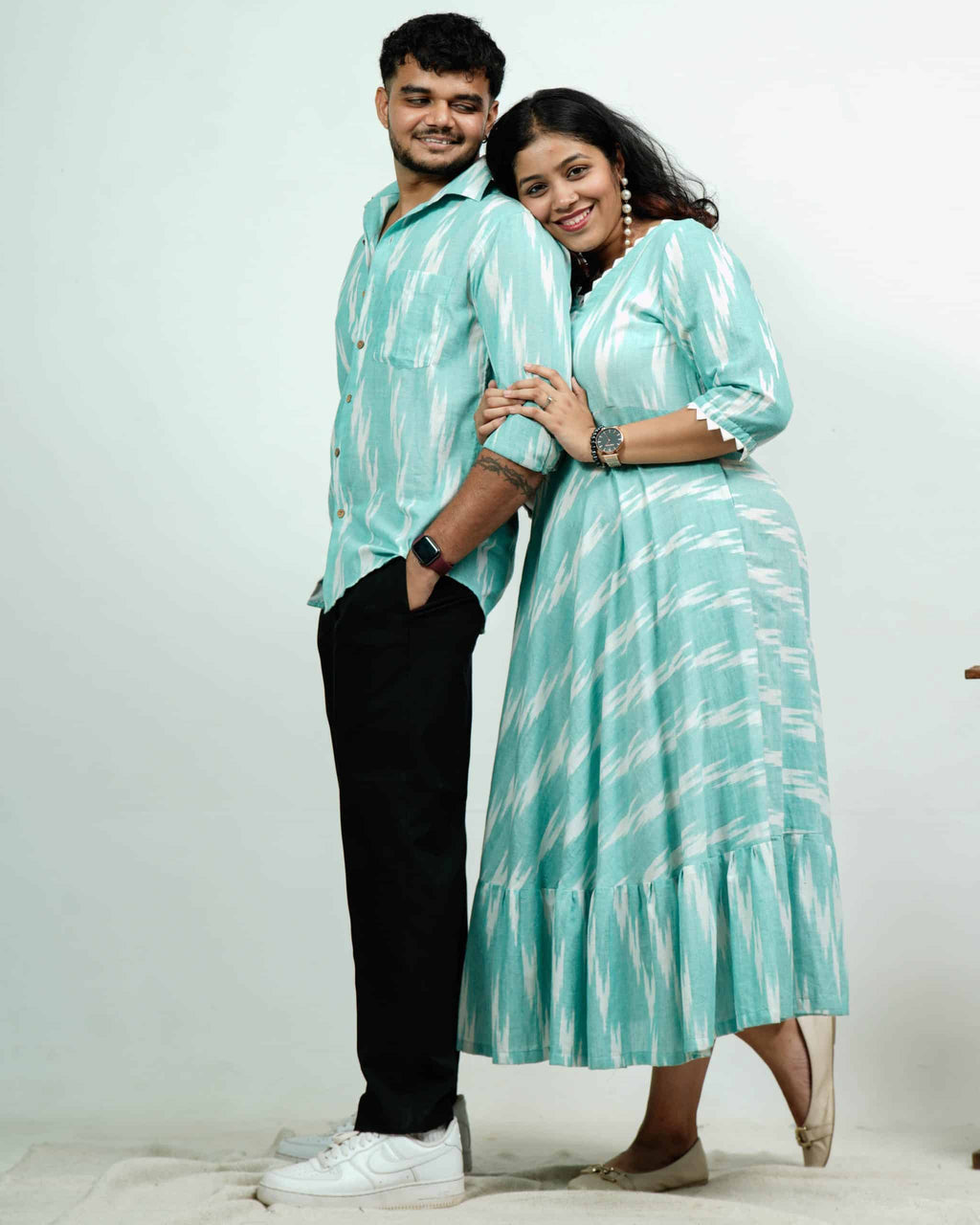 Sea Green Panache Couple Set