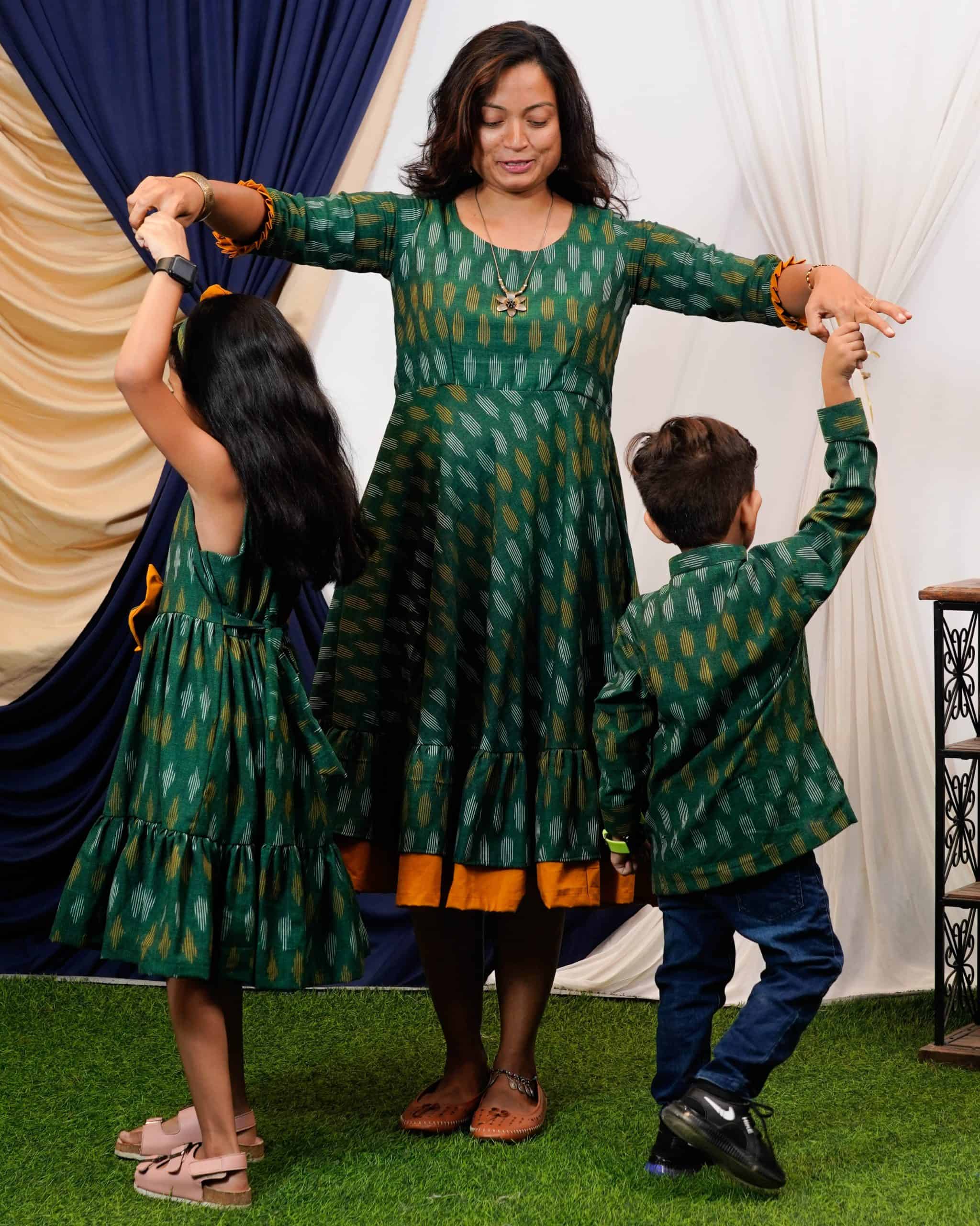 Pickle and Pine Frill Dress Mom Kid Twinning