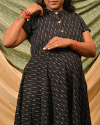 Ocean Black Glorious Maternity Dress