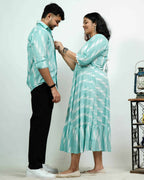 Sea Green Panache Couple Set