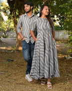 Greywood Anarkali Dress Family Set