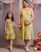 Lemon Kiara Nursing Dress