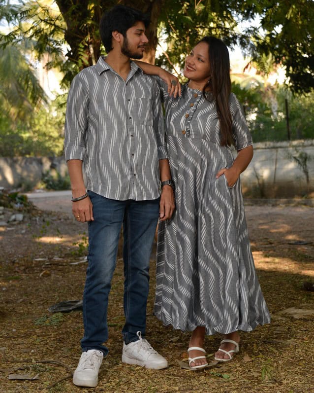 Greywood Anarkali Dress Family Set