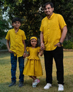 Sunbeam Yellow Father Kid Twining
