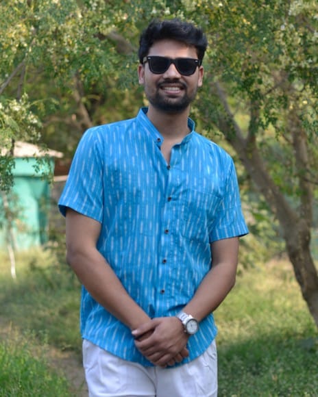 Blue Punch Ikat Shirt Secondary image