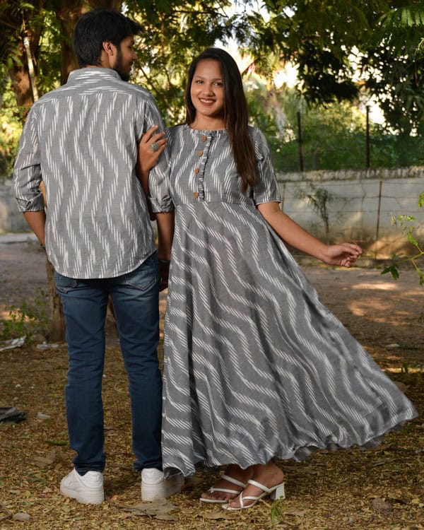 Greywood Anarkali Dress Family Set