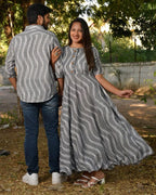 Greywood Anarkali Dress Family Set