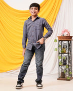 Electric Grey Kids Shirt