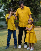 Sunbeam Yellow Father Kid Twining