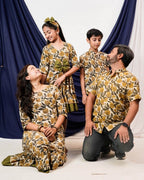 Yellow Cannas Frill Family Set