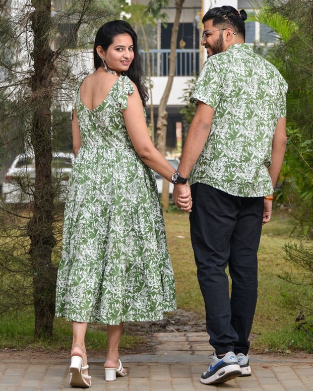 Pista Forest Tie Up Couple Set