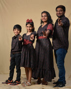 Black Diverting Threads Family Set