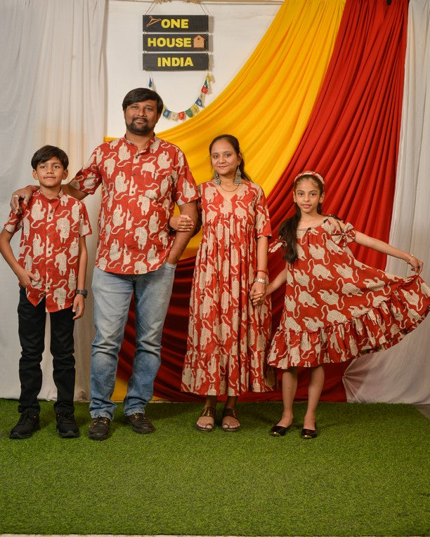Red Lisa Midi Family Set Main image