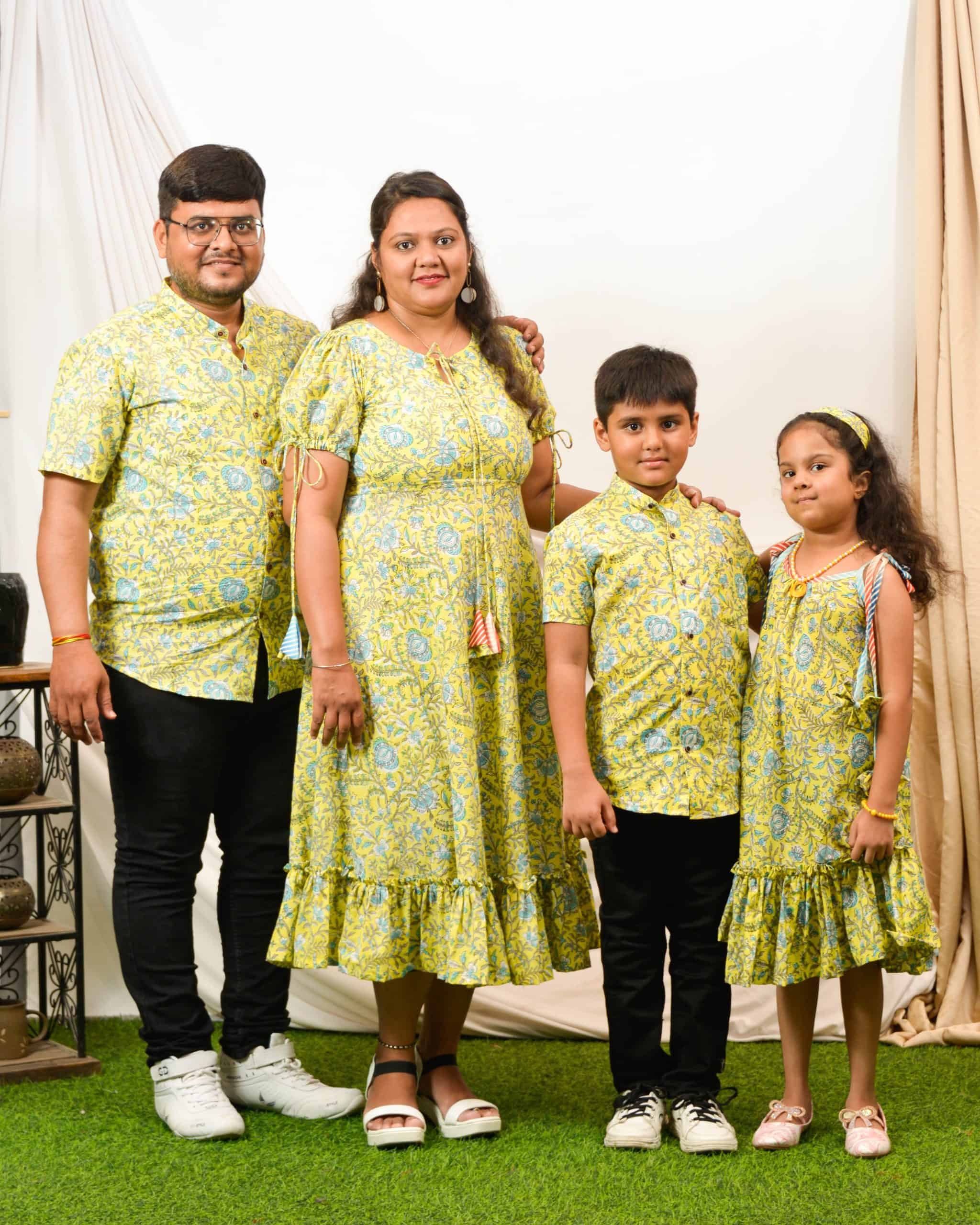 Tangy Lemon Frill Family Set