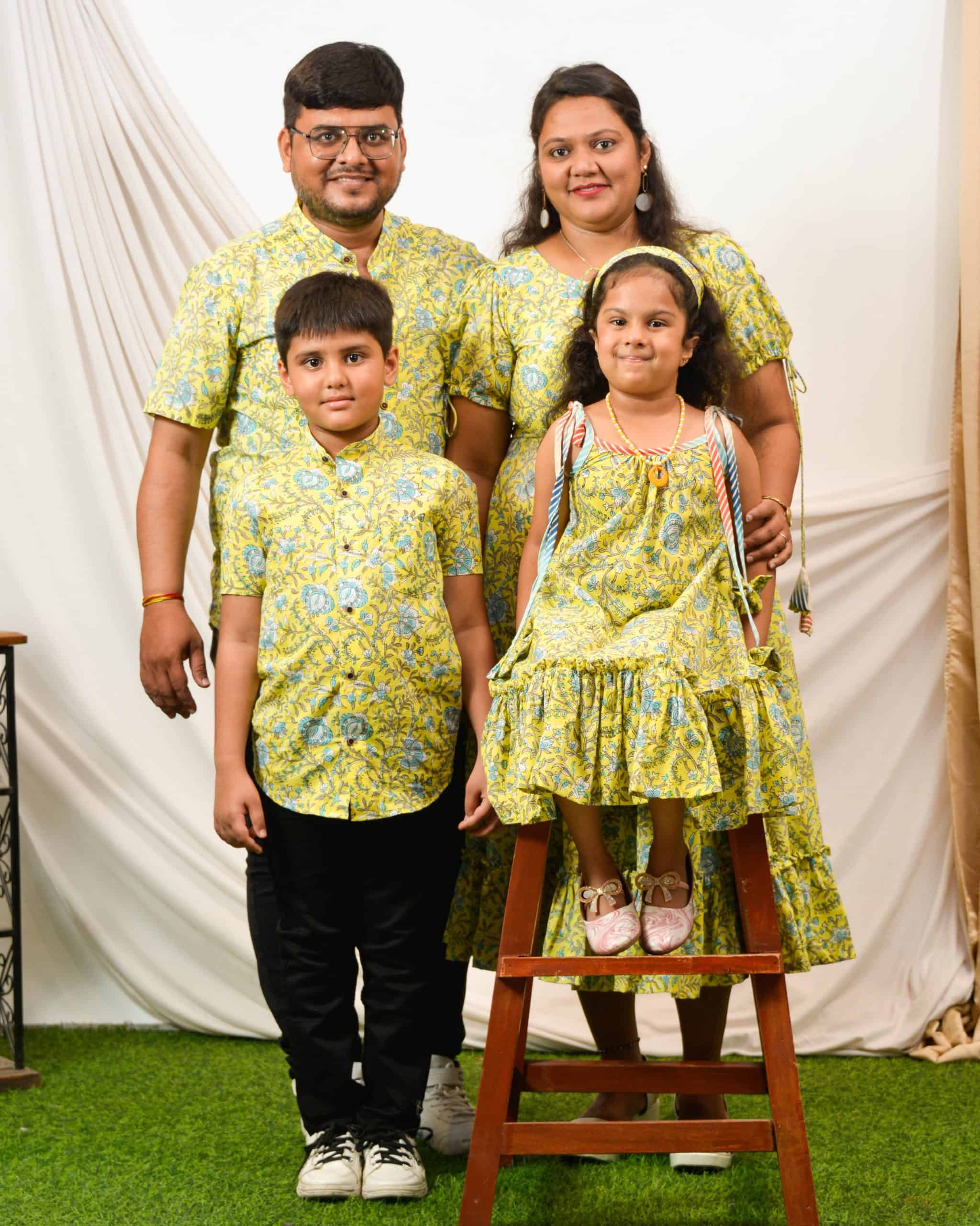 Tangy Lemon Frill Family Set