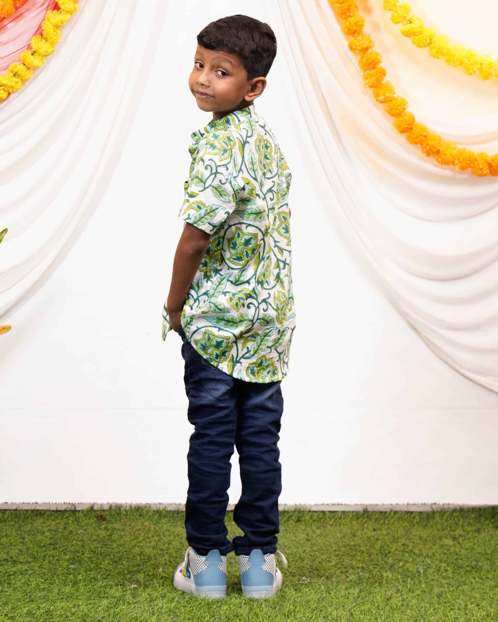 Forest Floral Kids Shirt