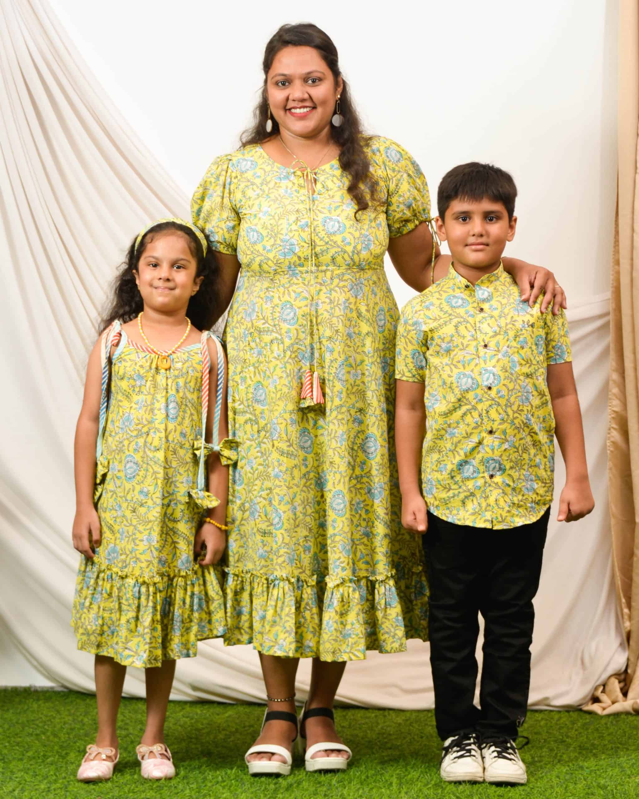 Tangy Lemon Frill Mom Kid Twinning Main image