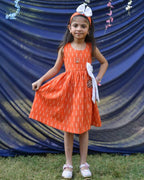 Orange Punch Kids Dress