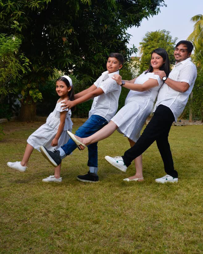 White Cutwork Short Family