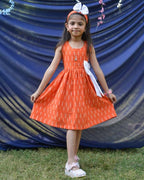 Orange Punch Kids Dress