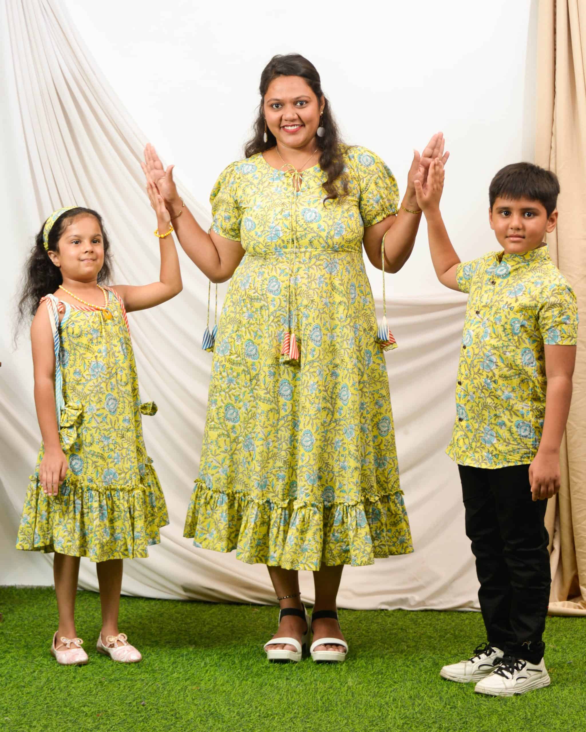 Tangy Lemon Frill Mom Kid Twinning Secondary image