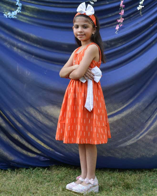 Orange Punch Kids Dress