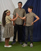 Black Aztec Father Kid Twining