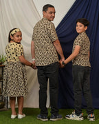 Black Aztec Father Kid Twining