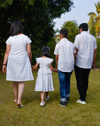 White Cutwork Short Family
