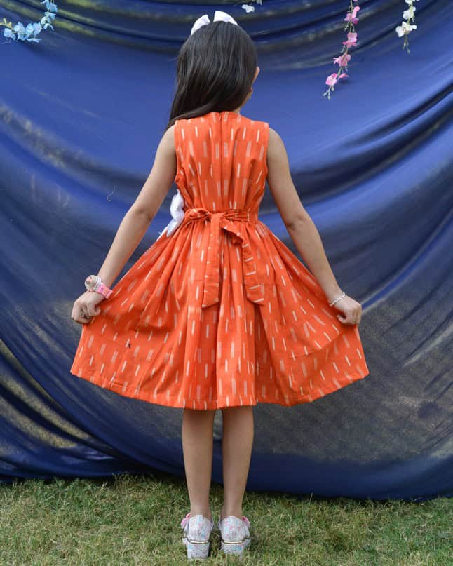 Orange Punch Kids Dress