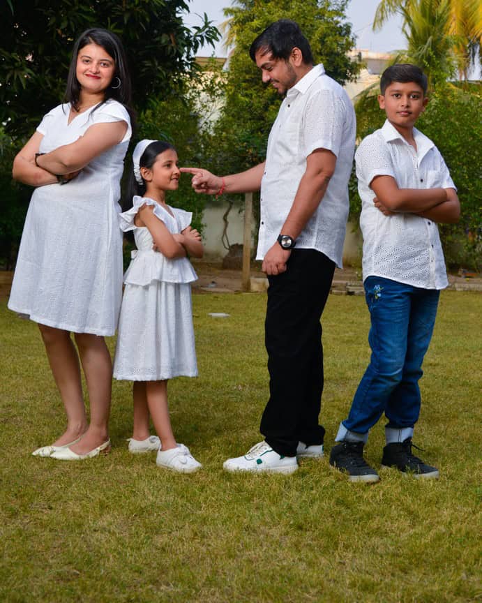 White Cutwork Short Family