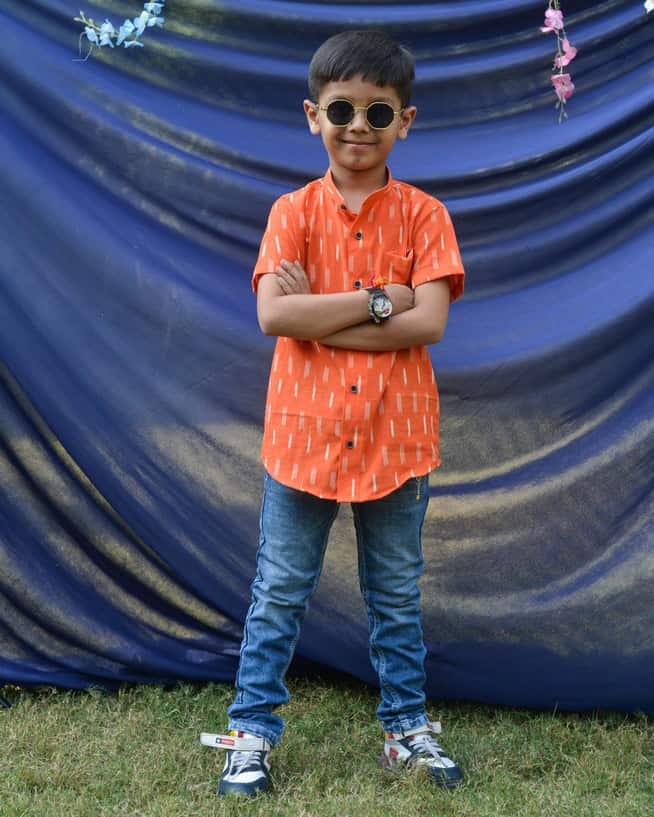 Orange Obsession/Punch Kids Shirt Main image