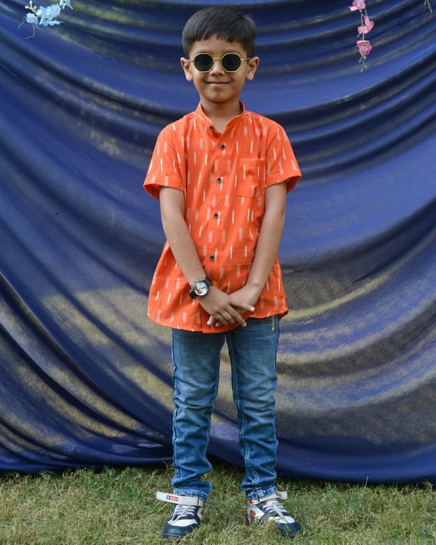 Orange Obsession/Punch Kids Shirt Secondary image