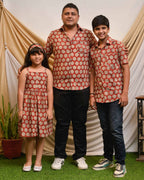 Rosy Vine Father Kid Twining